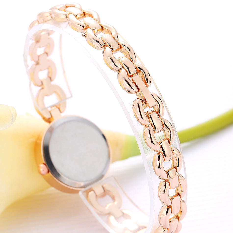 Lvpai Diamond Women’s Bracelet Watch – Elegant Silicone Strap Quartz Watch