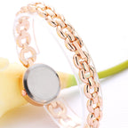 Lvpai Diamond Women’s Bracelet Watch – Elegant Silicone Strap Quartz Watch