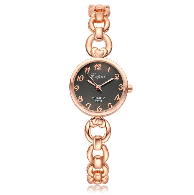 Lvpai Diamond Women’s Bracelet Watch – Elegant Silicone Strap Quartz Watch