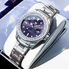 Women’s Quartz Watch – Steel & Leather Strap Fashion Watch (Li 9945)