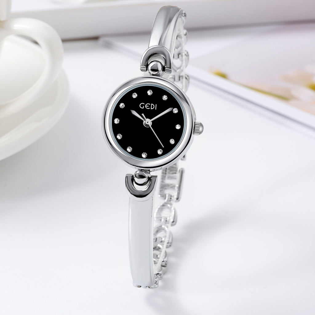 Women’s Fashion Wristwatch – Silver Case Quartz