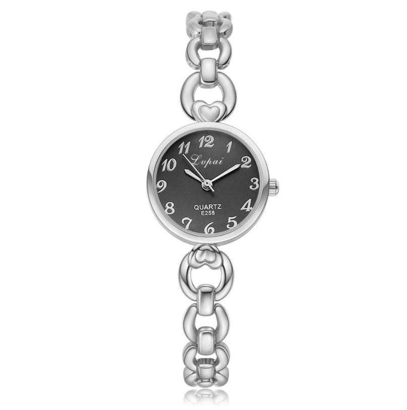 Lvpai Diamond Women’s Bracelet Watch – Elegant Silicone Strap Quartz Watch
