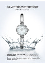Women’s Fashion Wristwatch – Silver Case Quartz