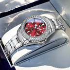 Women’s Quartz Watch – Steel & Leather Strap Fashion Watch (Li 9945)