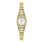 Luxury Gold Diamond Women’s Watch – Full Crystal Bracelet Wristwatch (DZ-7312)