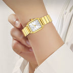 Fashion Square Women’s Watch – Waterproof Minimalist Stainless Steel Watch