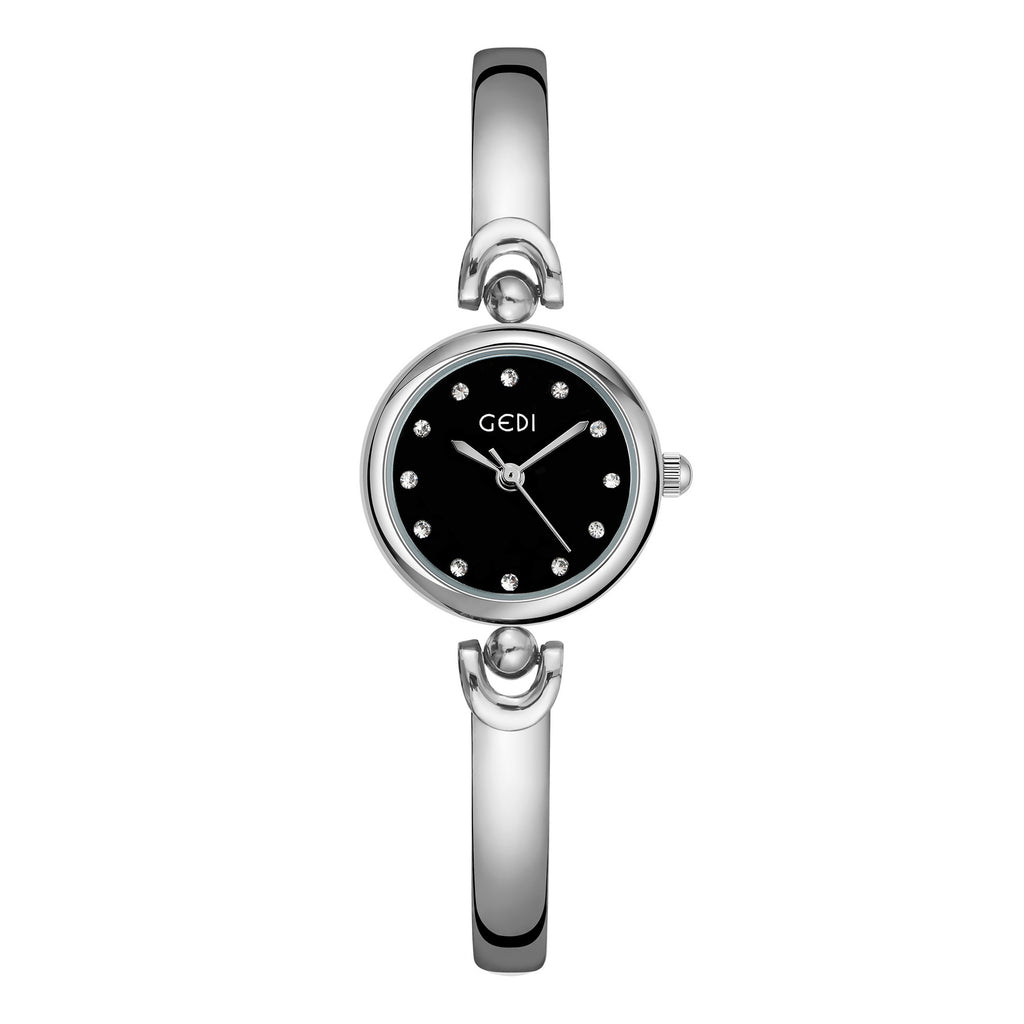 Women’s Fashion Wristwatch – Silver Case Quartz