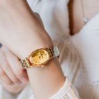 Oval Antique Steel Watch for Women – Slim Vintage Style Wristwatch
