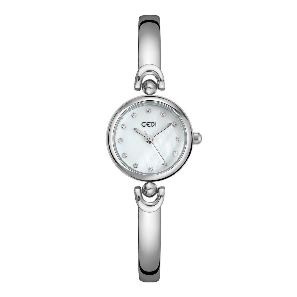 Women’s Fashion Wristwatch – Silver Case Quartz