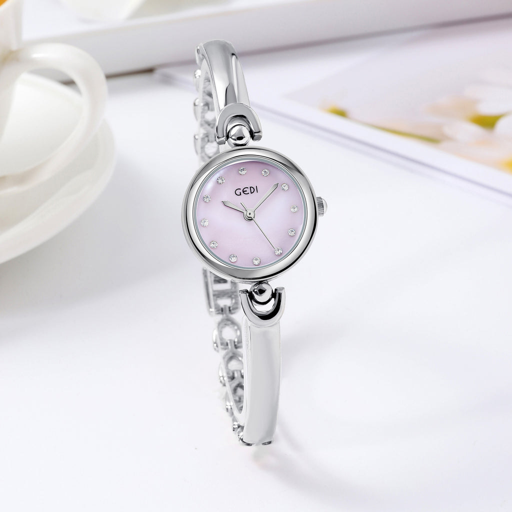 Women’s Fashion Wristwatch – Silver Case Quartz